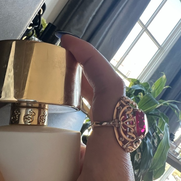 One of a kind Rose Gold (14k) with Ruby (lab made) large Stone (10 karat… - Picture 6 of 6